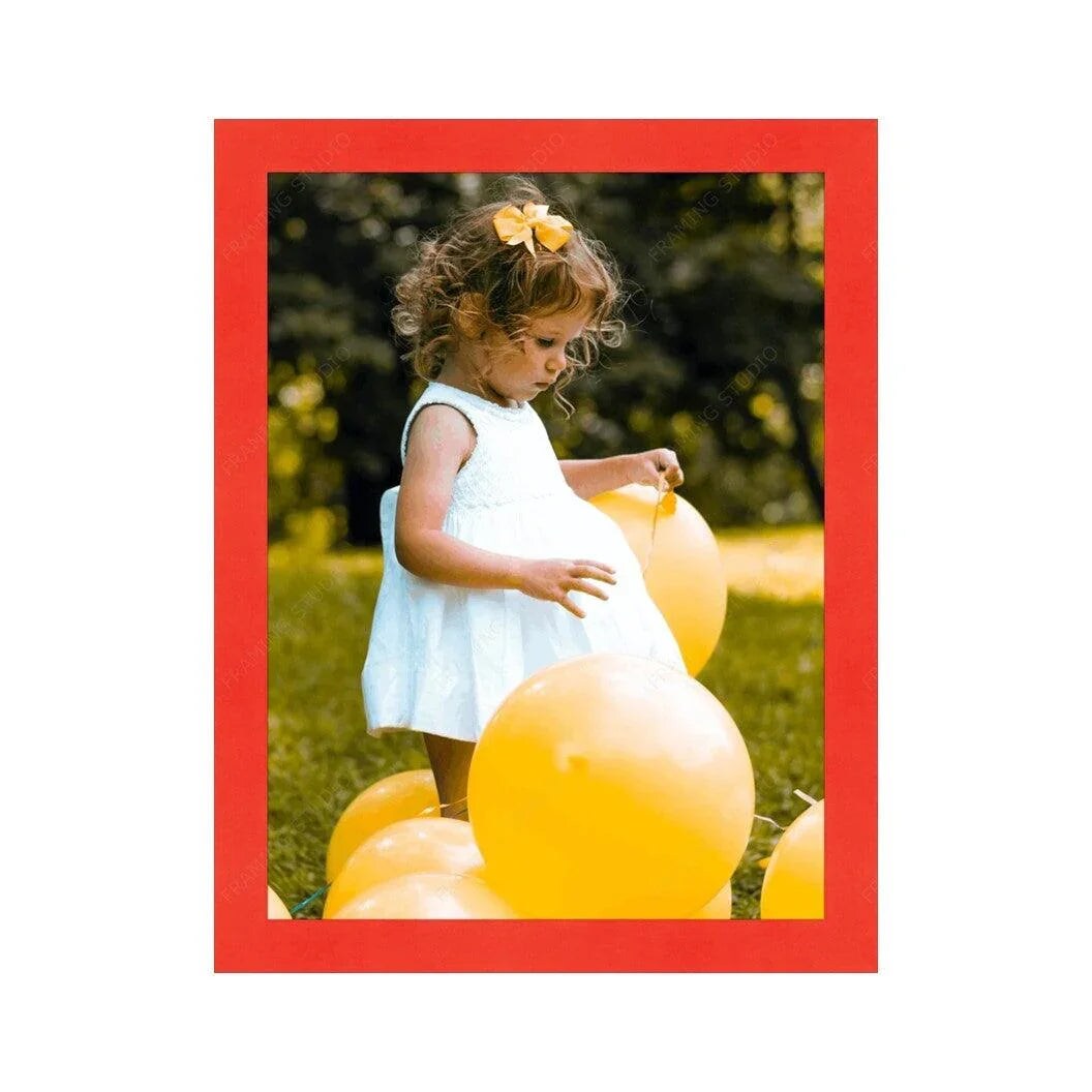 Modern 20X30 Red Picture Frame Gallery Wall Hanging