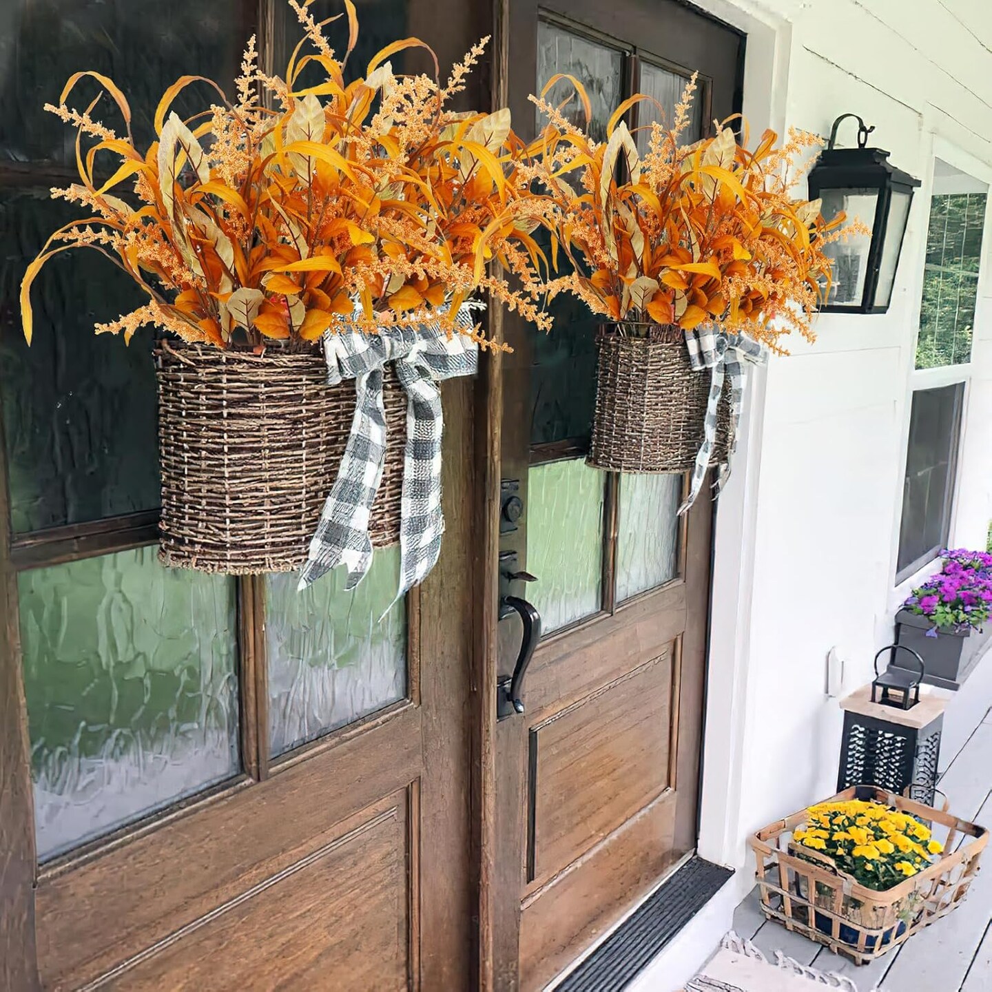 3 Pcs Artificial Fall Flowers Autumn Flowers