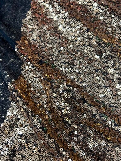 1 Yard Glitz Sequin Fabric Sparkling Mesh Polyester for Costumes Events and Decorations Width 50–54 inches