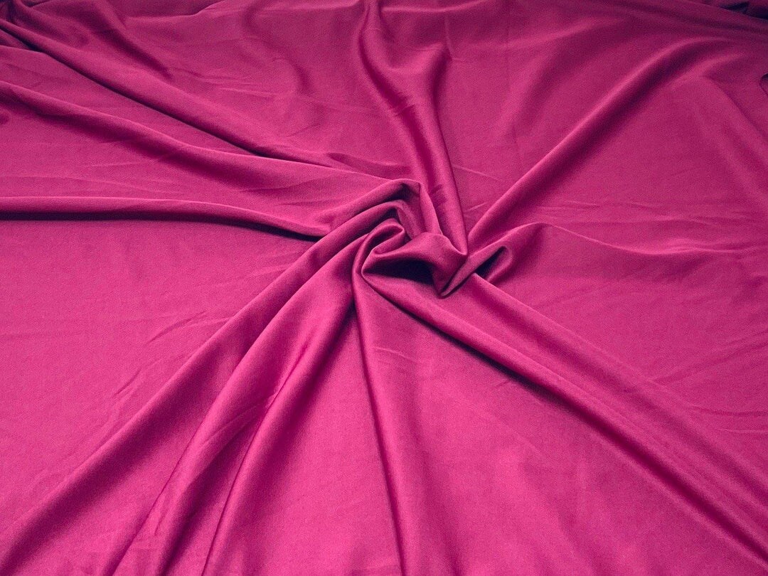 1 Yard Scuba Techno Knit Solid Fabric Smooth Stretch Apparel & Crafts 58"-60" Width