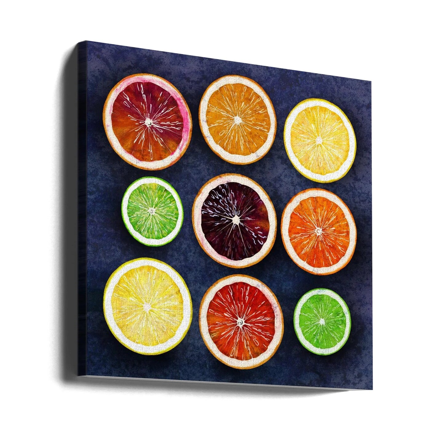 Citrus energy Square 24x24 Canvas - Corporate Office Art