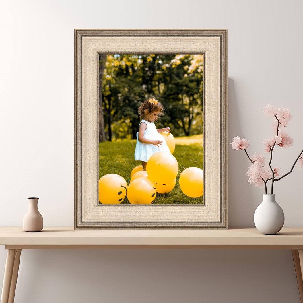 3 Inch Wide Silver Traditional Picture Frame
