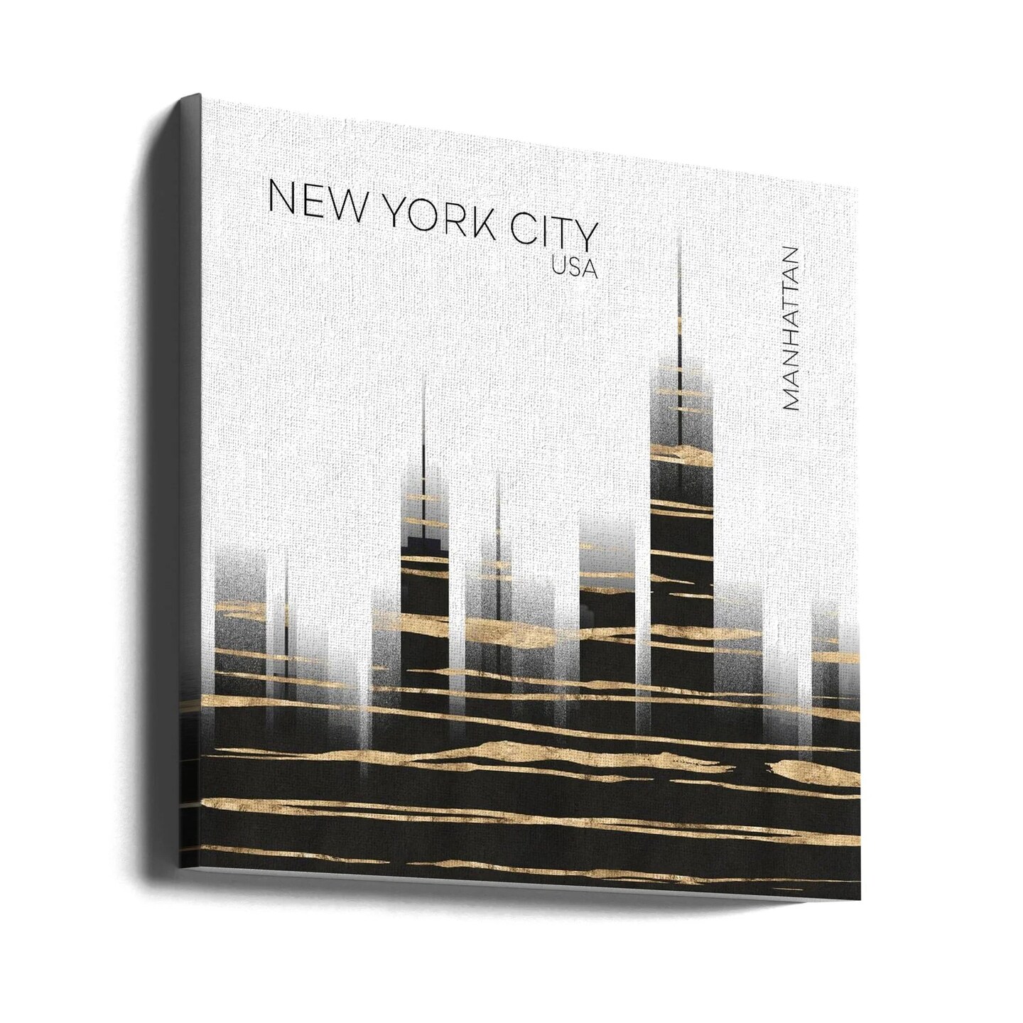 Urban Art NYC Skyline Square 24x24 Canvas - Corporate Office Art