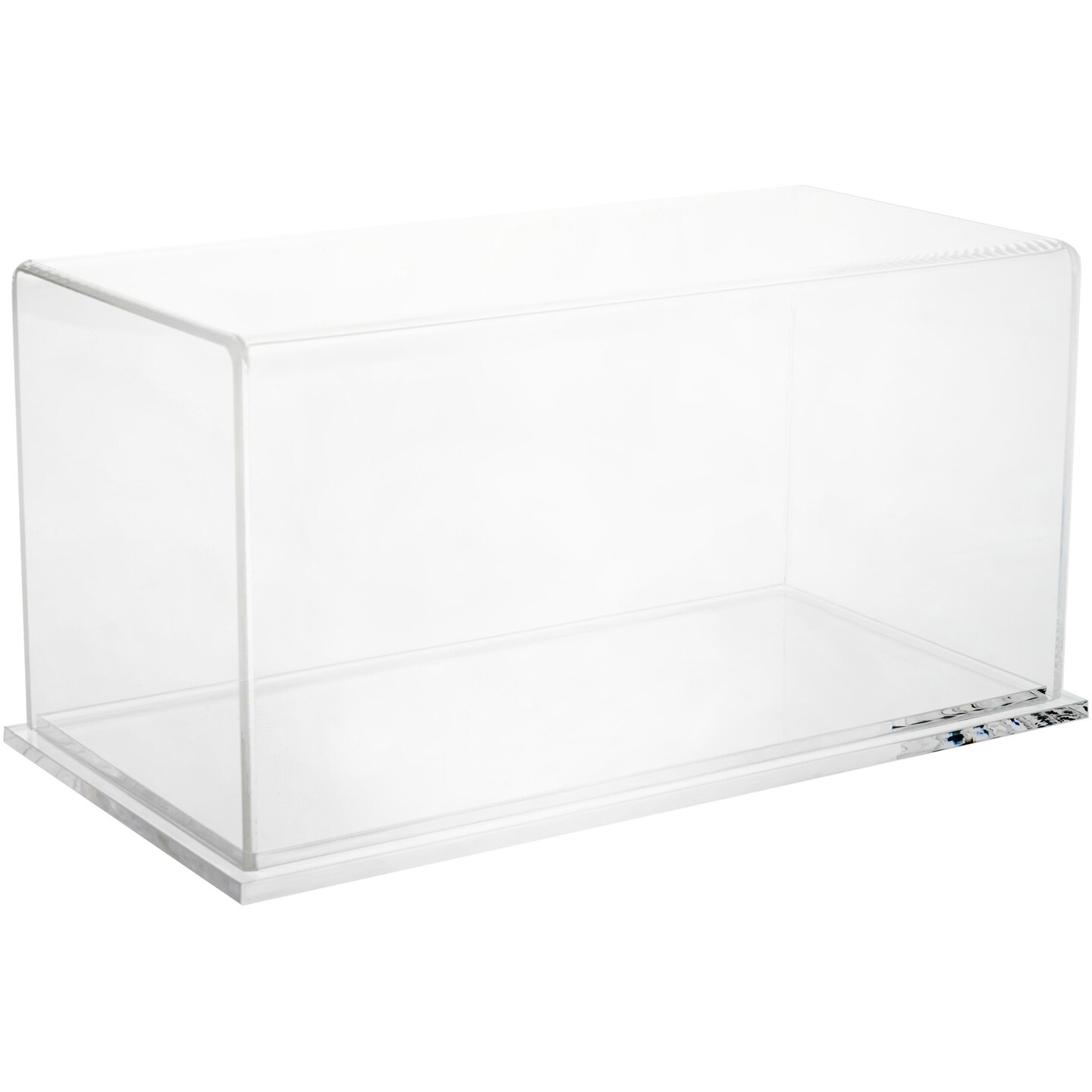 Plymor Clear Acrylic Display Case with Hardwood Base, 10&#x22; W x 5&#x22; D x 5&#x22; H