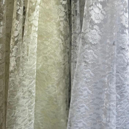 1 Yard Delicate Raschel Lace Fabric for Apparel &#x26; Decor 60&#x22; Width