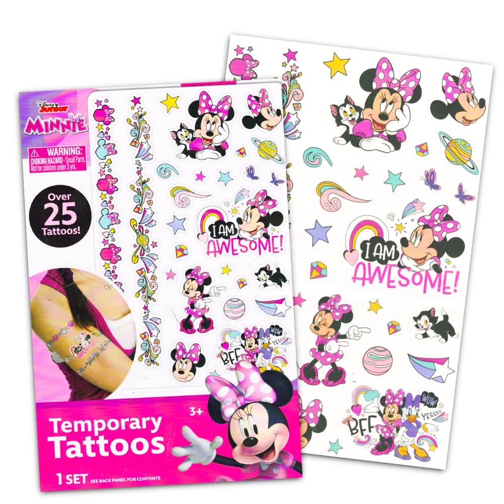 Disney Minnie Mouse Tattoos Party Favor Set - 50 Disney