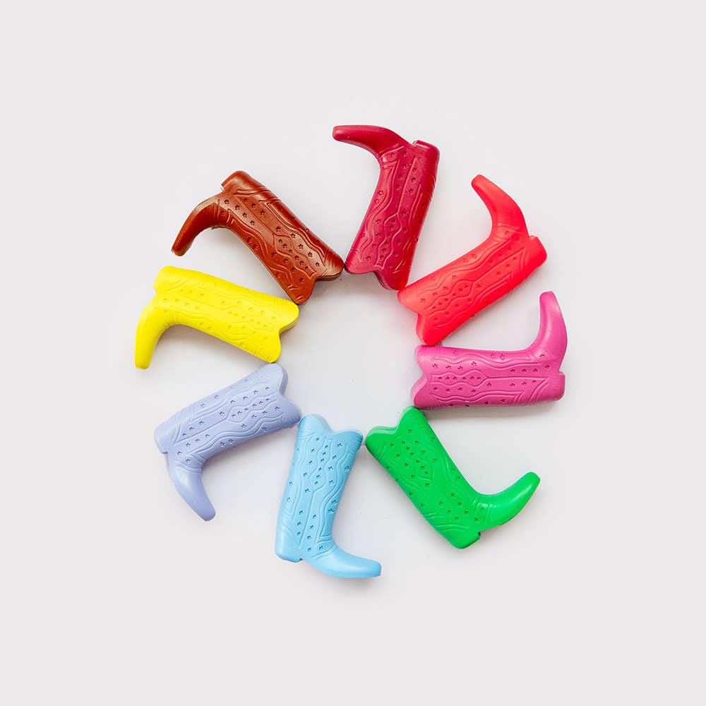 COWBOY BOOT CRAYON SET