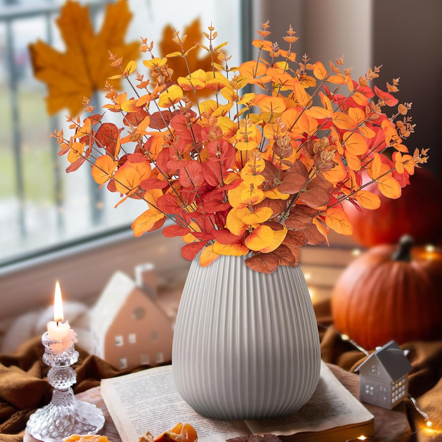 10PCS Fall Decorations for Home Autumn