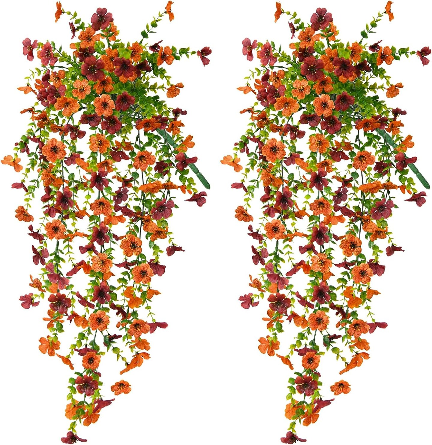 Artificial Hanging Flowers Plants for Outdoor Fall Decoration