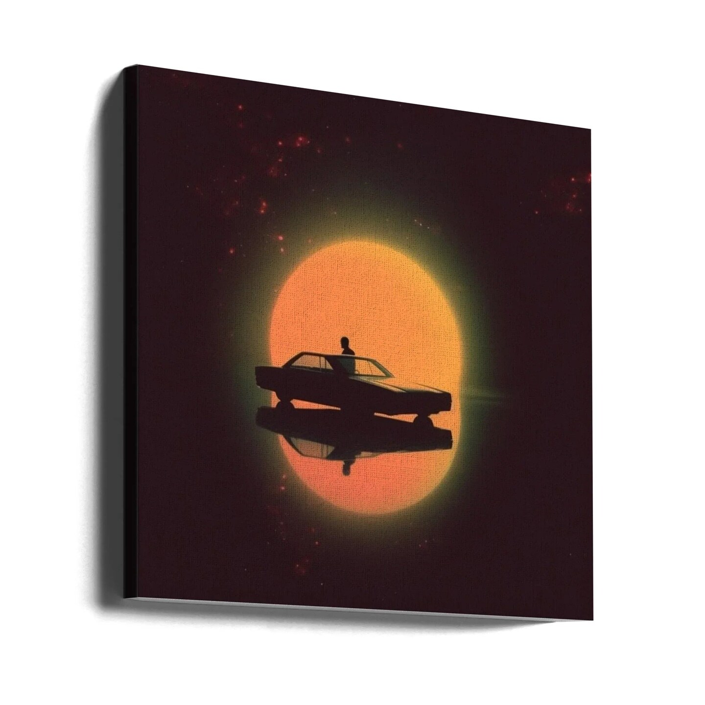 NightDrive Square 24x24 Canvas - Corporate Office Art