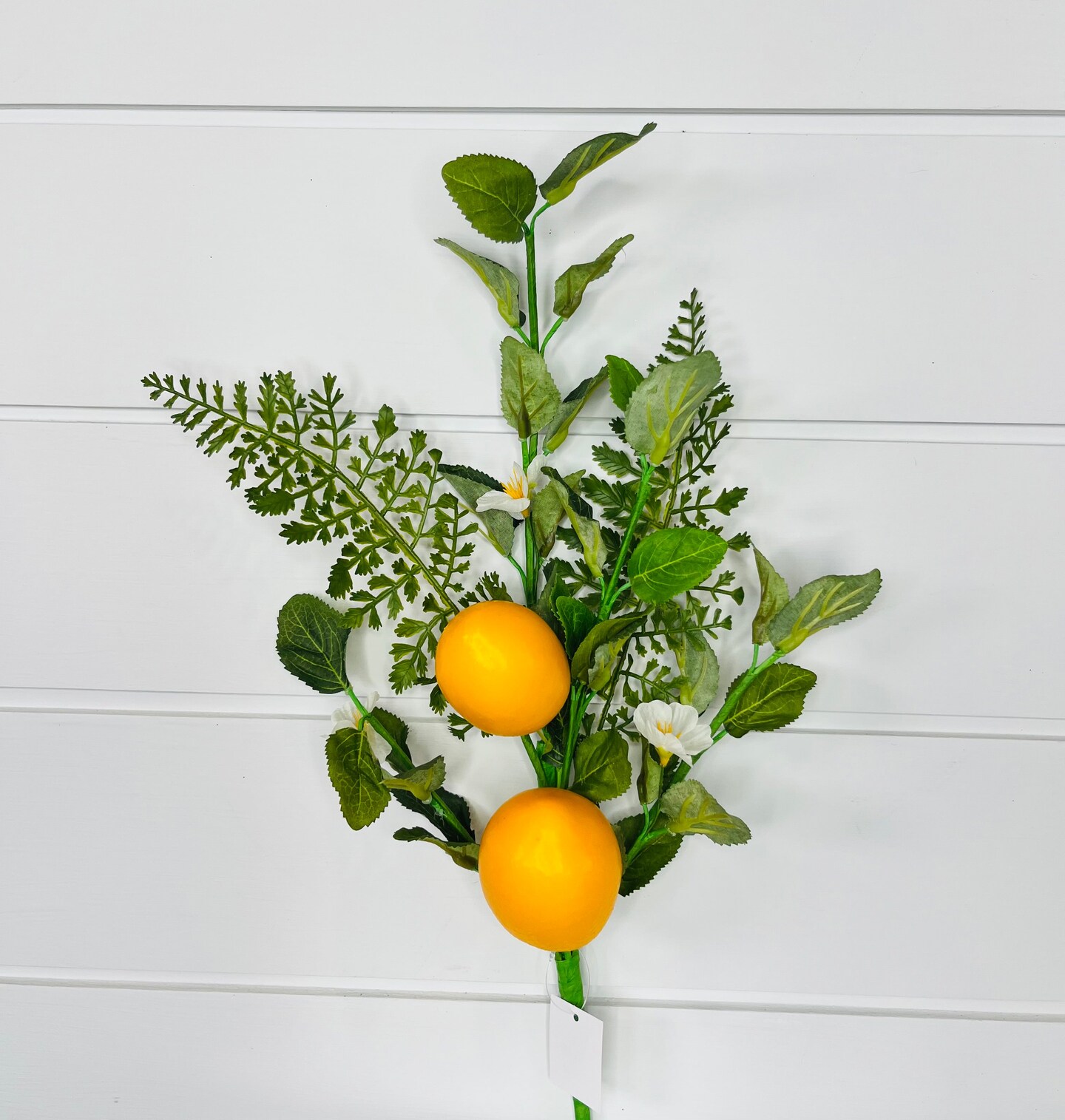 24&#x22; Artificial Mixed Greenery Lemon Spray - Fresh and Vibrant Accent-EC8265