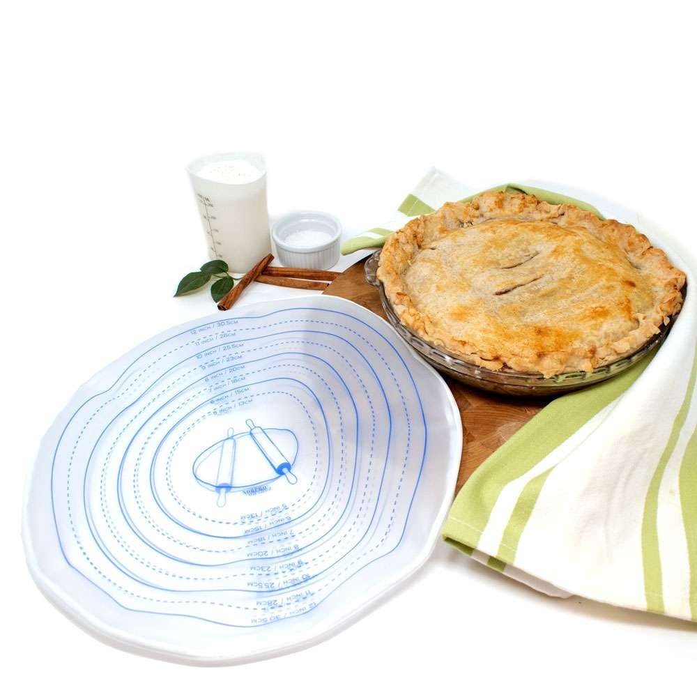 Norpro Silicone Pie Crust Dough Rolling Bag, Non-Stick Mess Free, Easily Roll Out 5&#x22; to 12&#x22; Crusts