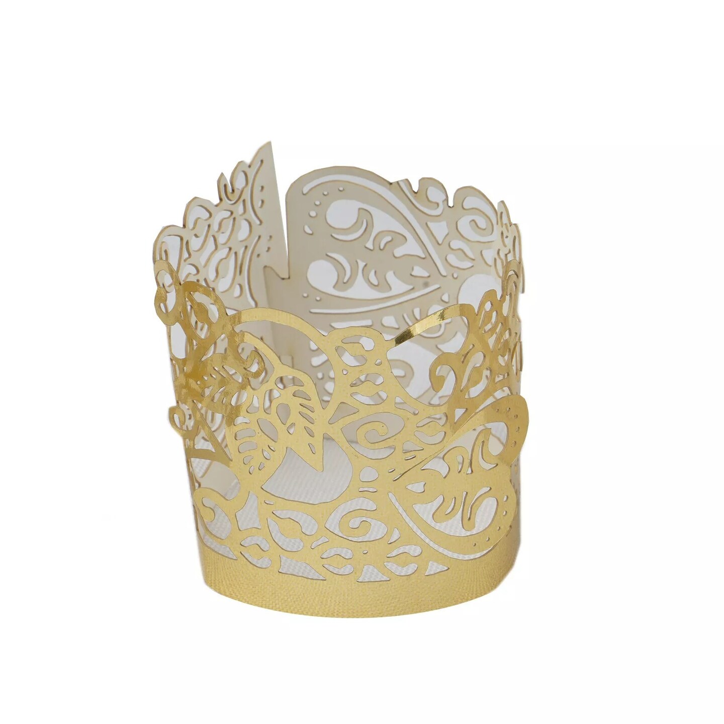 20 pcs Laser Cut Votive Candle Holder Wraps Wedding Centerpieces Decorations