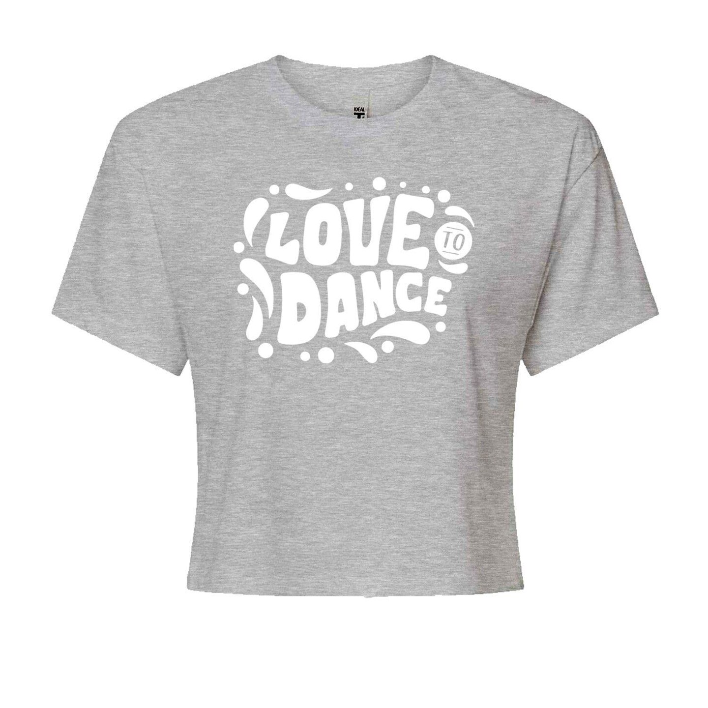 Love To Dance Cropped T-Shirt 1522-Z | MakerPlace by Michaels