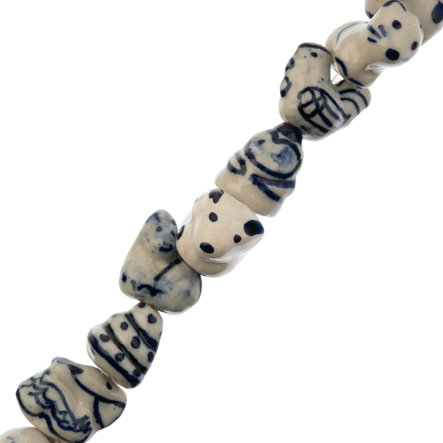 John Bead Multicolors Animals Ceramic Beads