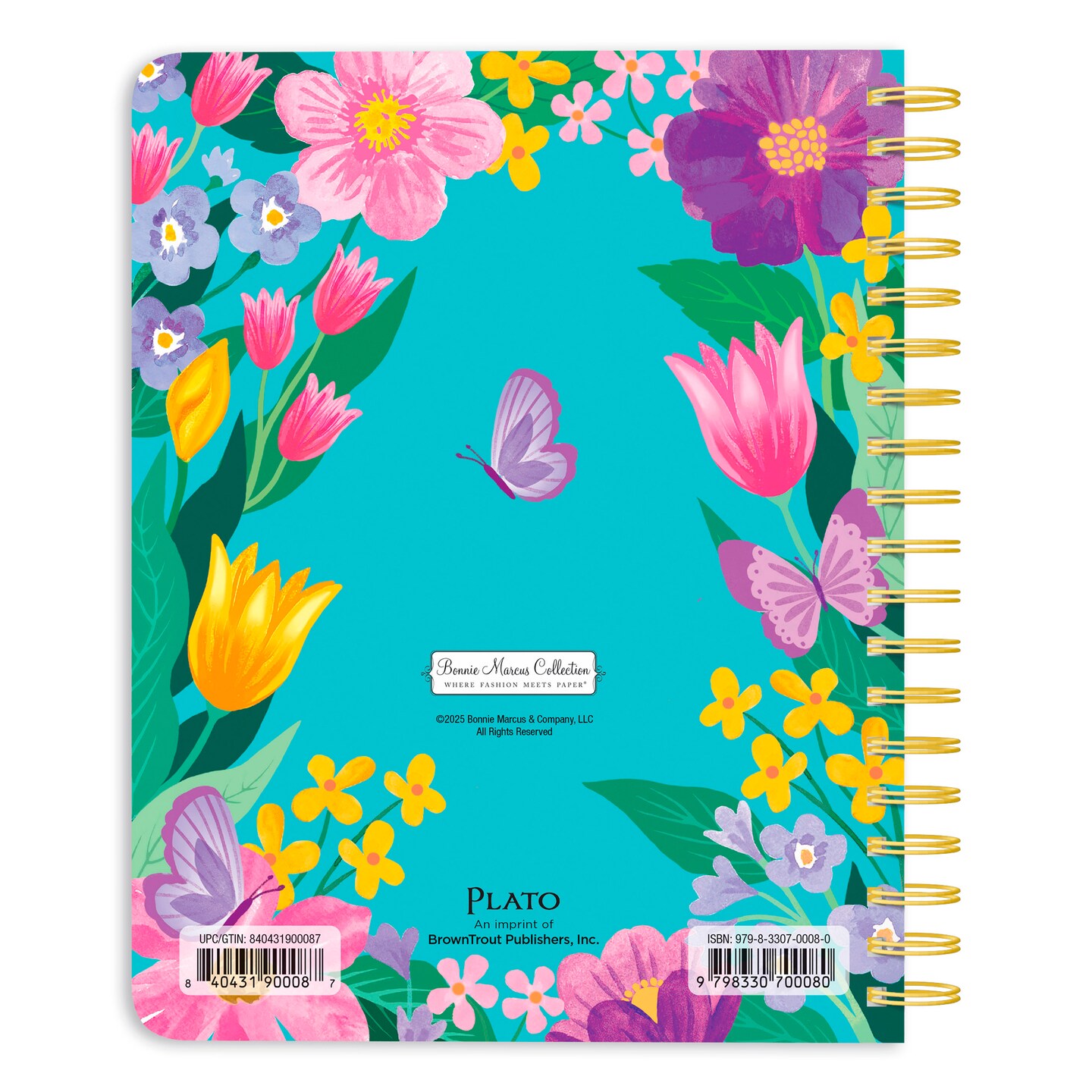 Bonnie Marcus OFFICIAL | 2026 6 x 7.75 Inch 18 Months Weekly Desk Planner | Foil Stamped Cover | July 2025 - December 2026