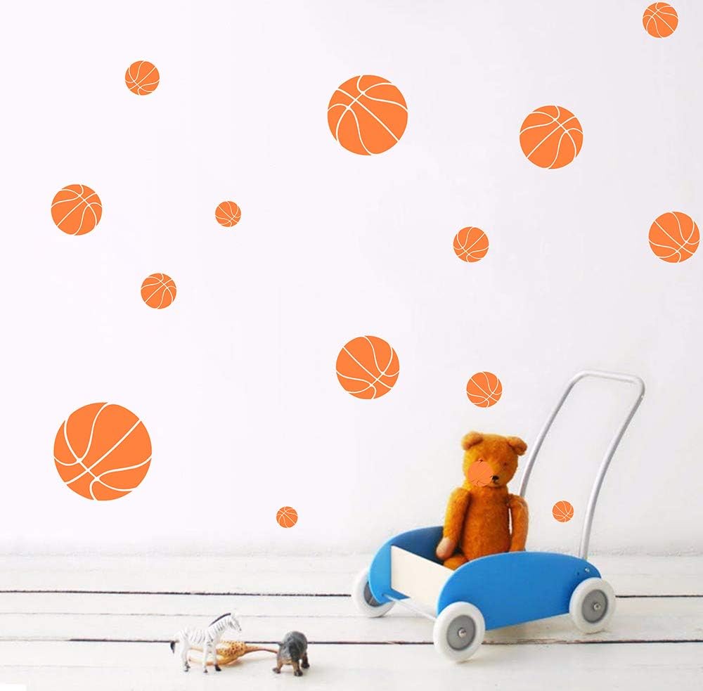 Basketball Decals Basketball Sports Wall Sticker Boys Room Wall Decor Boys Room Basketball Wall