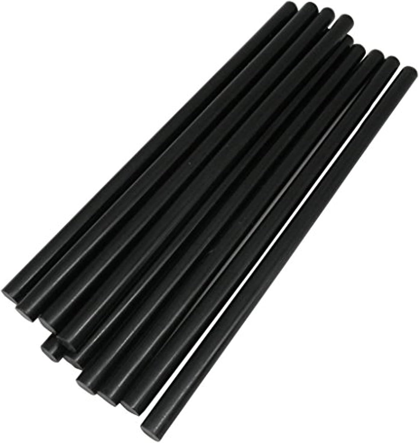 Pack of 100 Black 11mmx270mm - Hot Melt Glue Sticks Strips Melting Adhesive for Handmade Craft DIY Home Office Project Craftwork Fix & Repairs