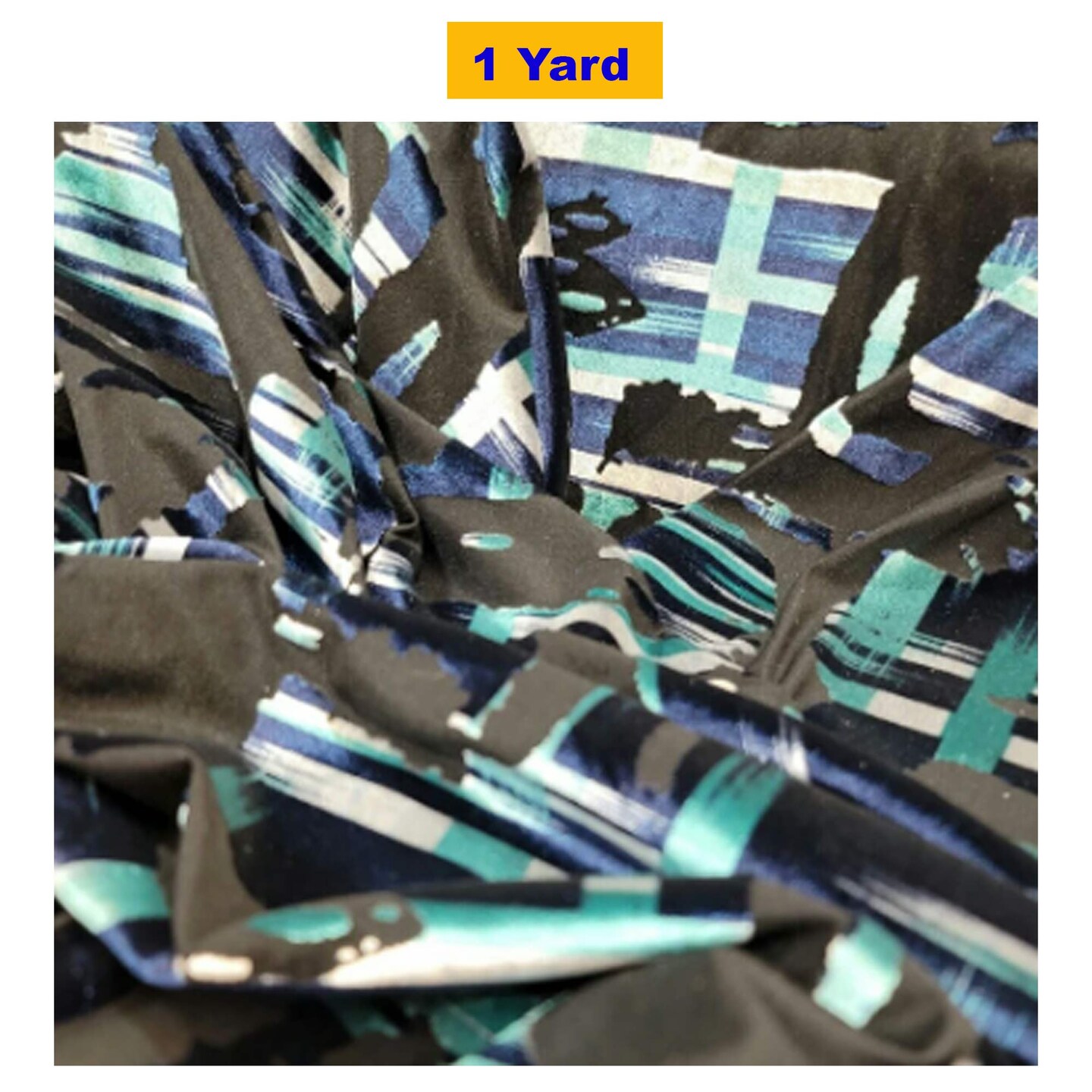 Tail Velvet Fabric 58&#x22; Wide Stretch Burnout Velvet