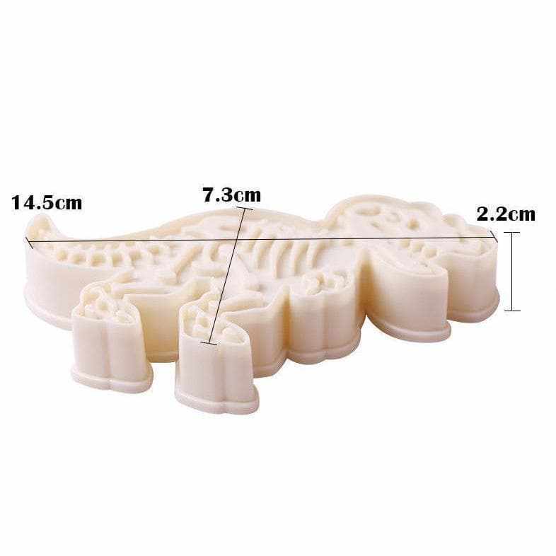 3 PC Dinosaur Impression Cookie Cutters