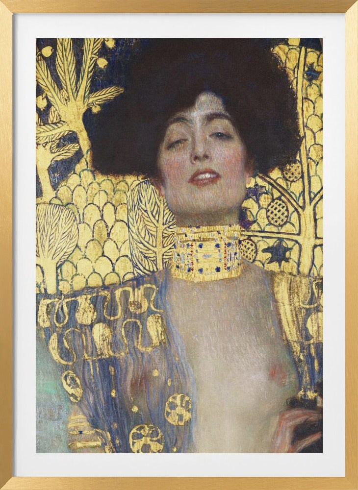 Judith and the Head of Holofernes (1901) by Gustav Klimt Framed Art