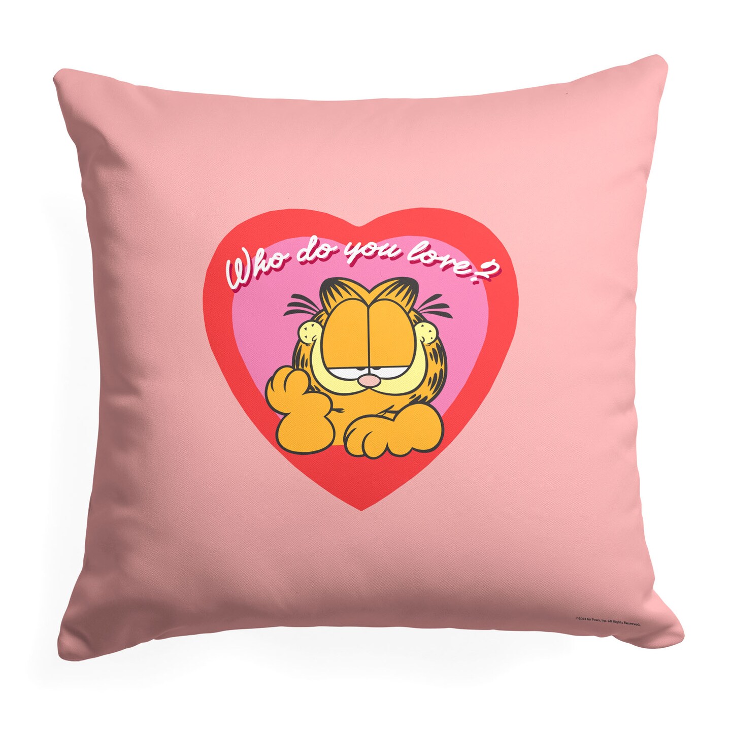 Nickelodeon Garfield Valentine's Day Throw Pillow 18×18 Inches
