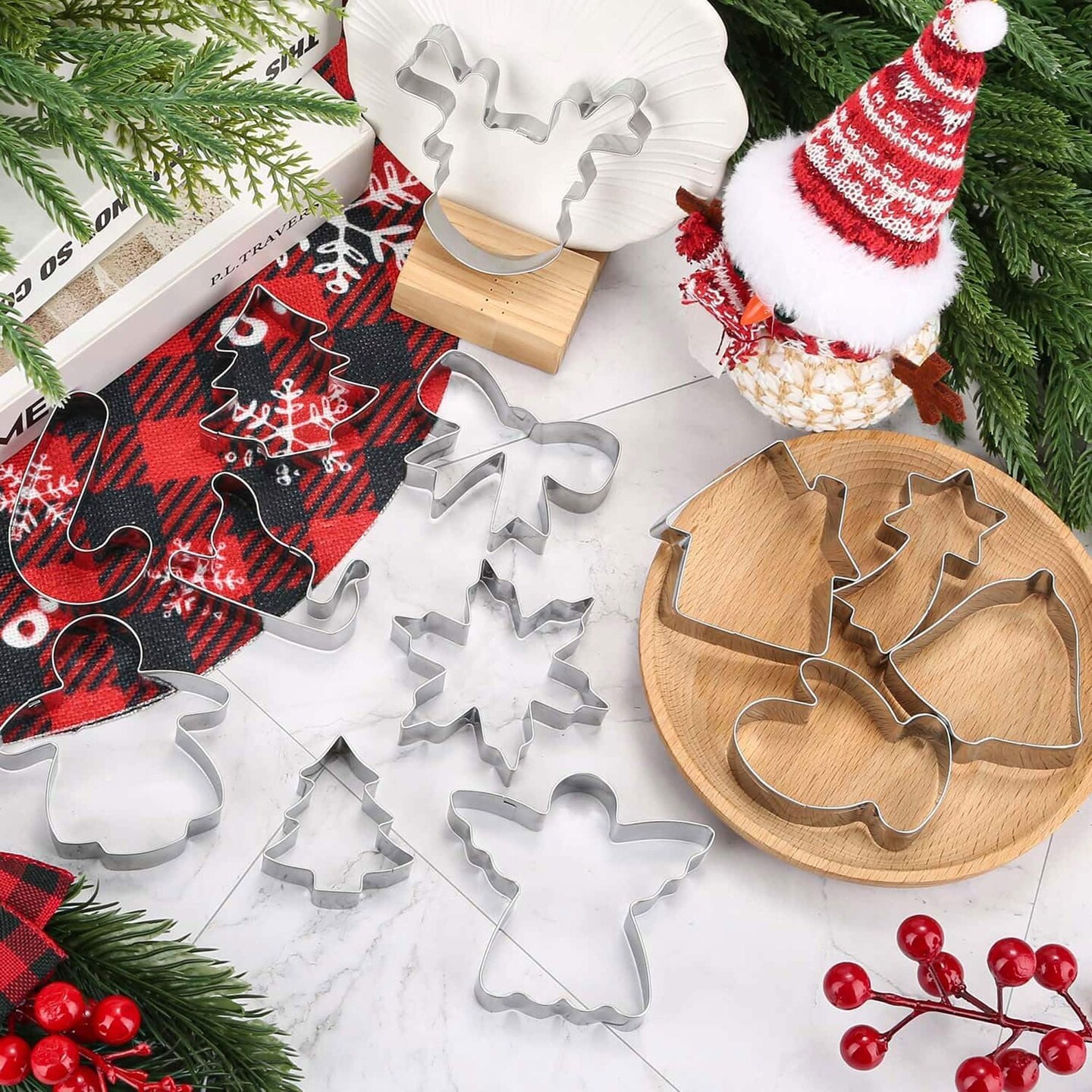 Christmas Cookie Cutters Set 30 Pieces
