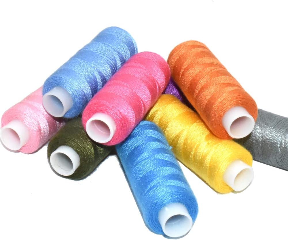 Sewing Thread 30 Colors Sewing Industrial Machine and Hand Stitching 250 Yards Each Sewing Thread Polyester