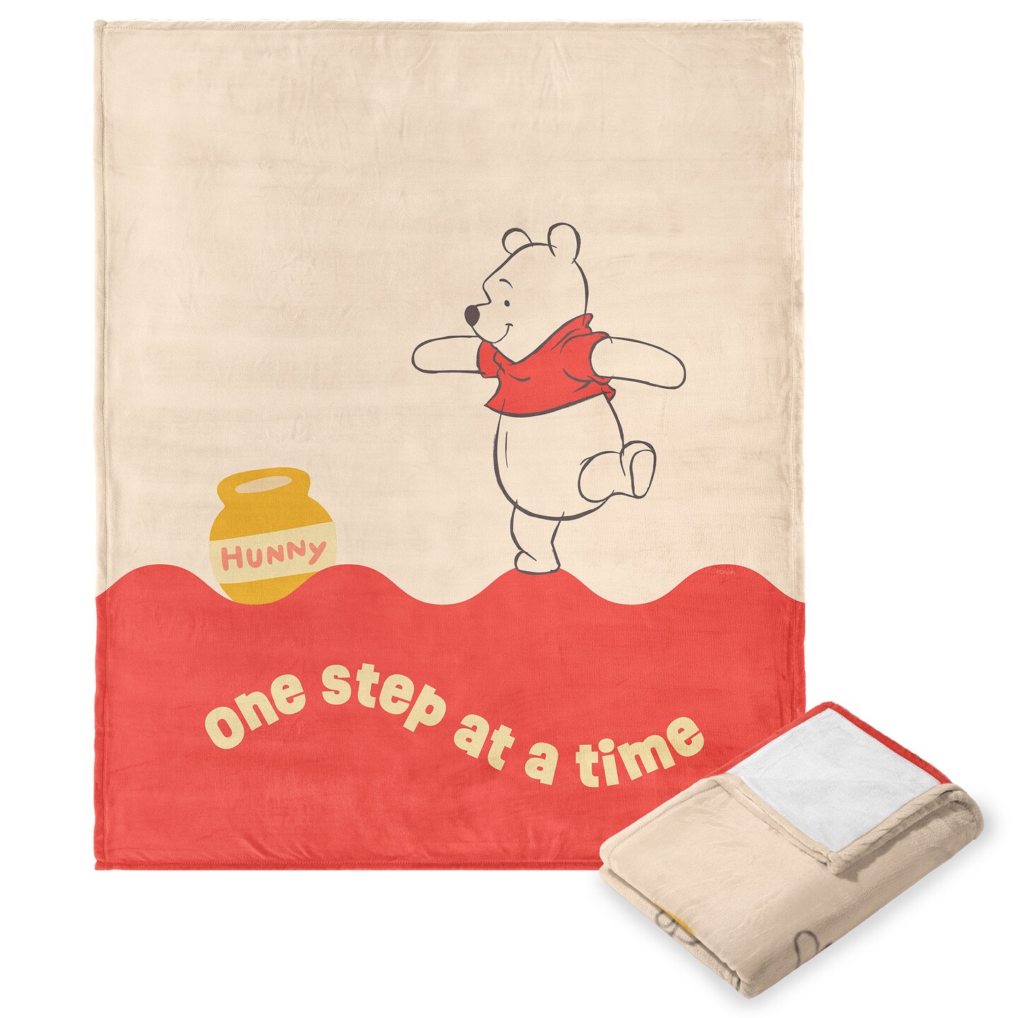 Disney Winnie the Pooh Silk Touch Throw Blanket