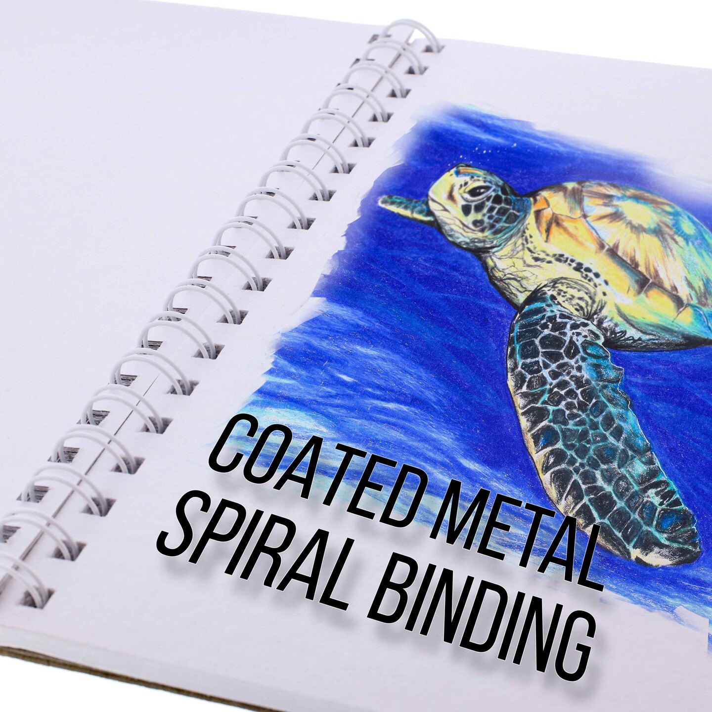 9&#xE2;&#x20AC;&#xFFFD;x12&#x22; Premium Heavy-Weight Paper Spiral Bound Sketch Book: 90 Pound (160gsm), 30-Sheet Drawing Pad (2 Pack)