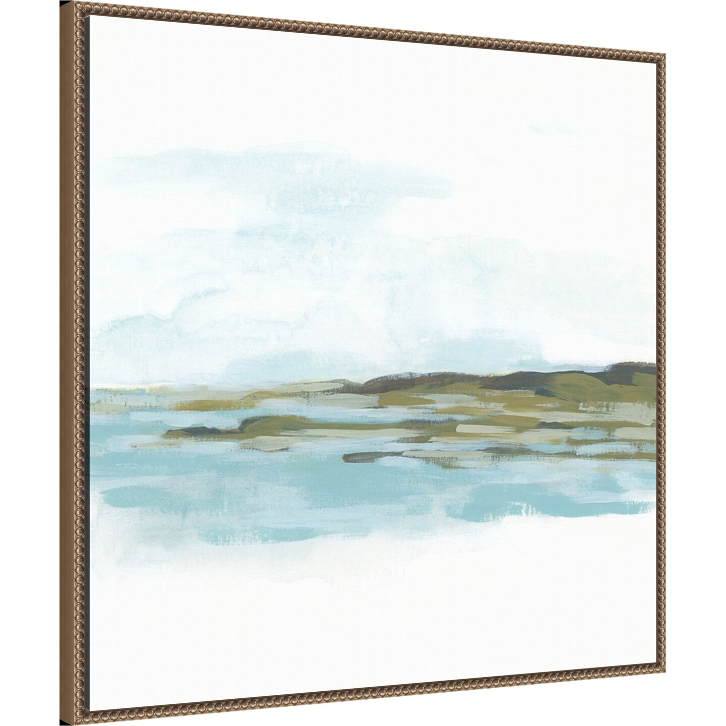 Shoreline Cameo II by June Erica Vess Framed Canvas Wall Art