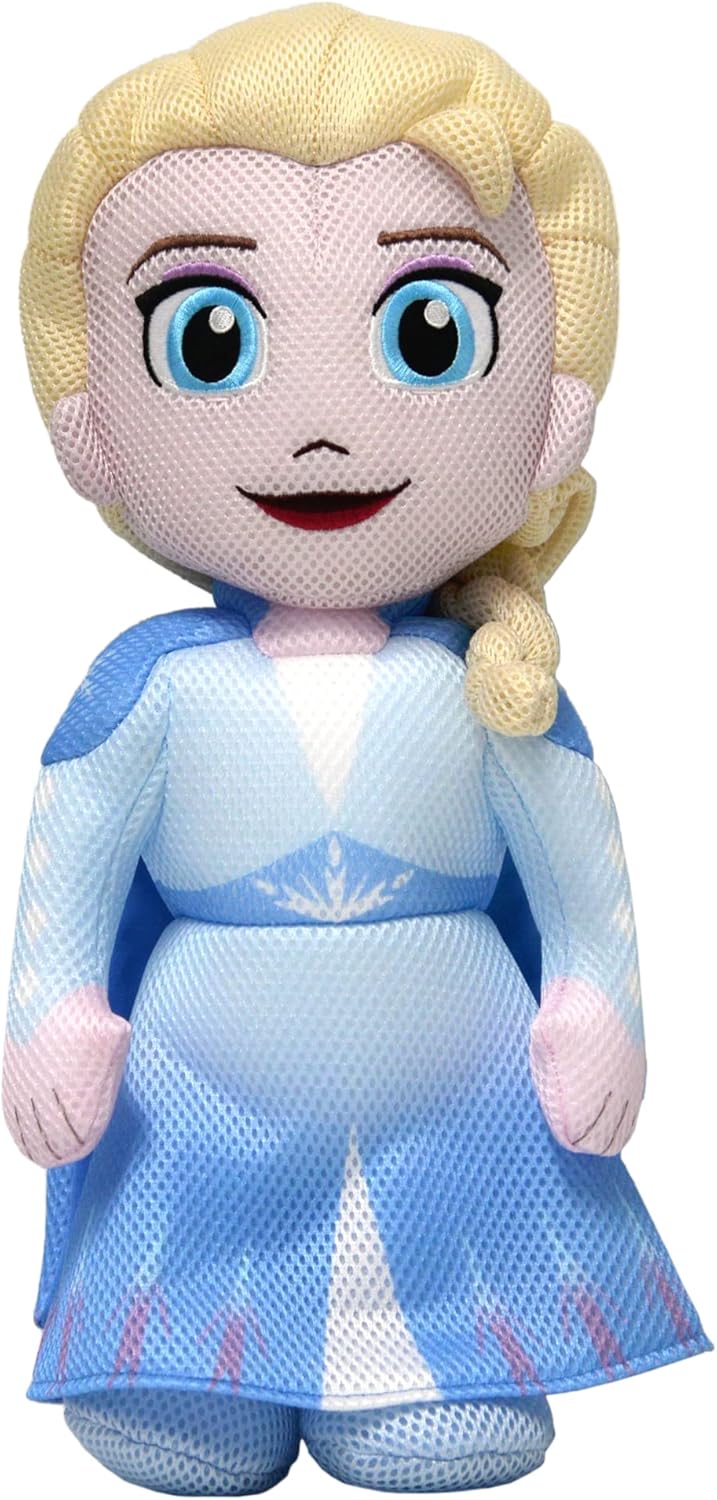 Aqua Pals Disney Classic Elsa Plush Water Toy for Kids Ages 2+, Fast-Drying Waterproof Plush Doll Toy for Pool and Bathtub, Medium, Blue/White, 16&#x22;