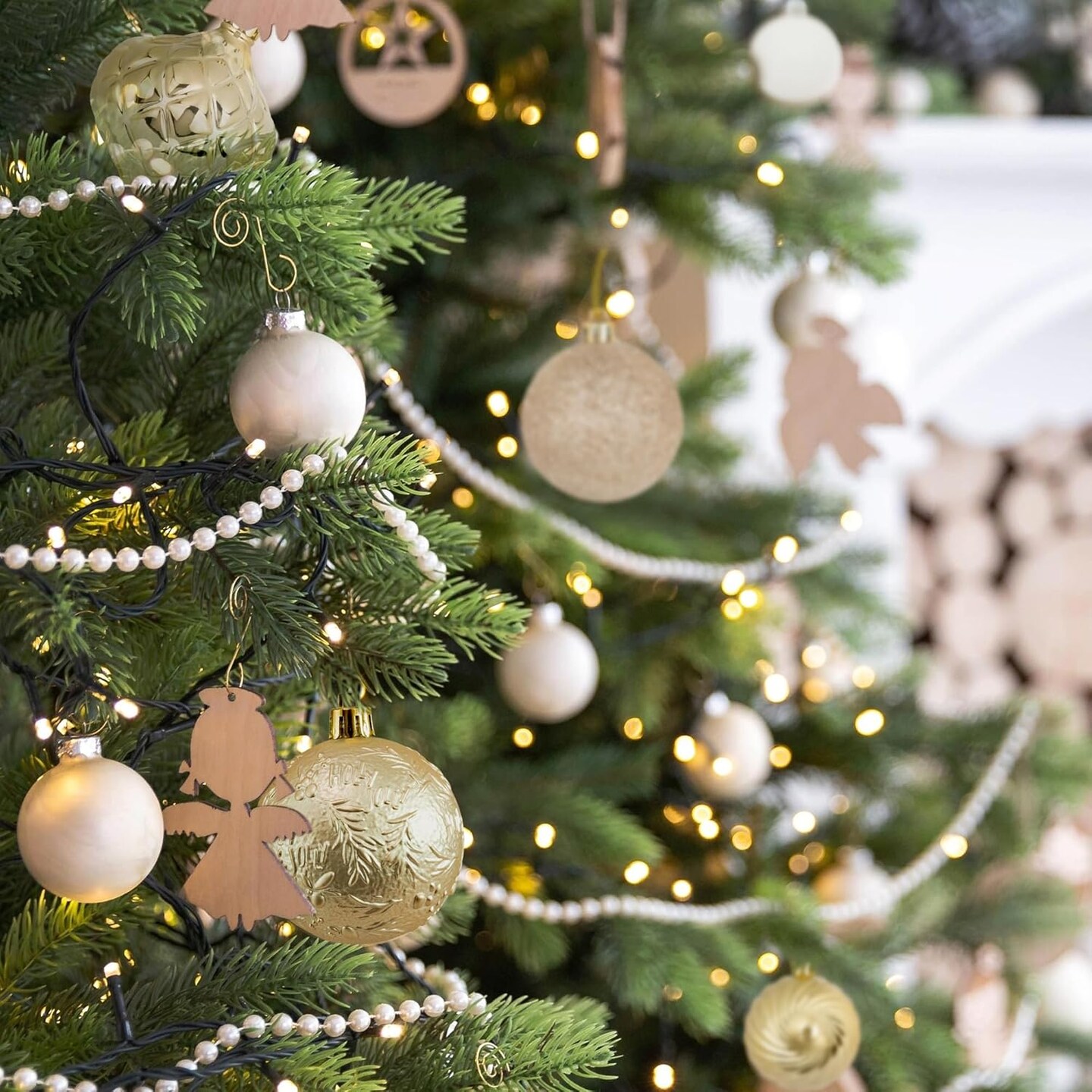 KI Store Champagne Christmas Balls 34pcs