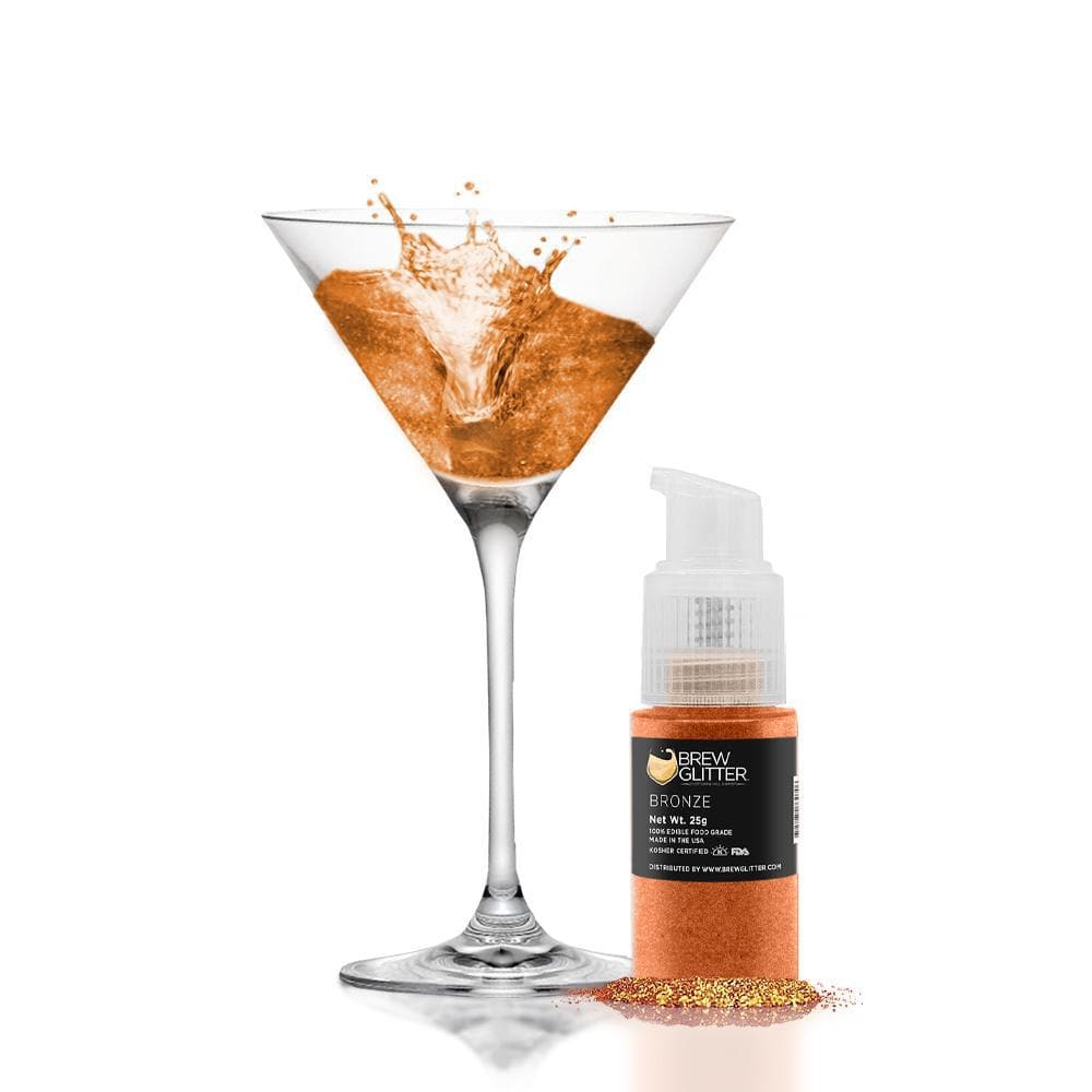 Bronze Edible Glitter Spray Pump | Brew Glitter&#xAE;