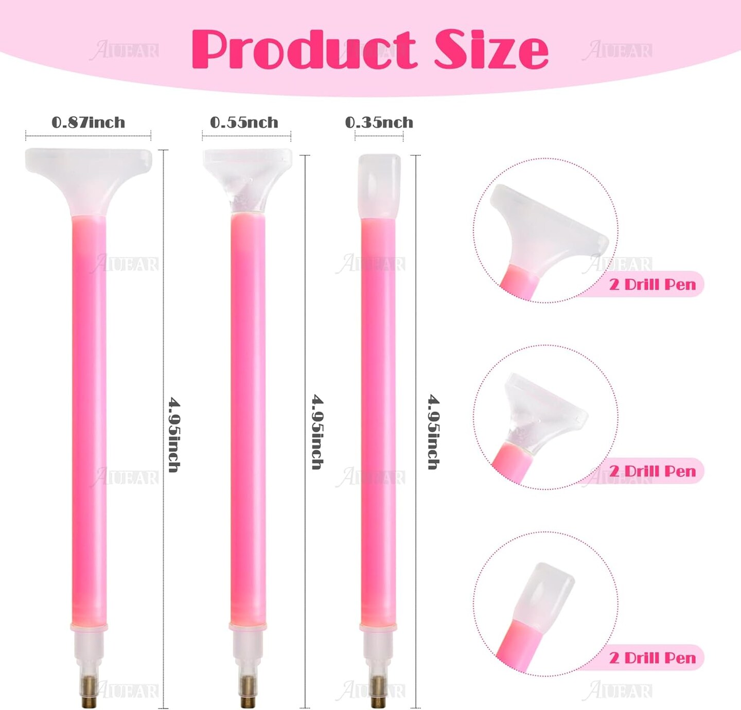 24 Pack Diamond Pen 5D Embroidery Art Pens Tool for DIY Rhinestone