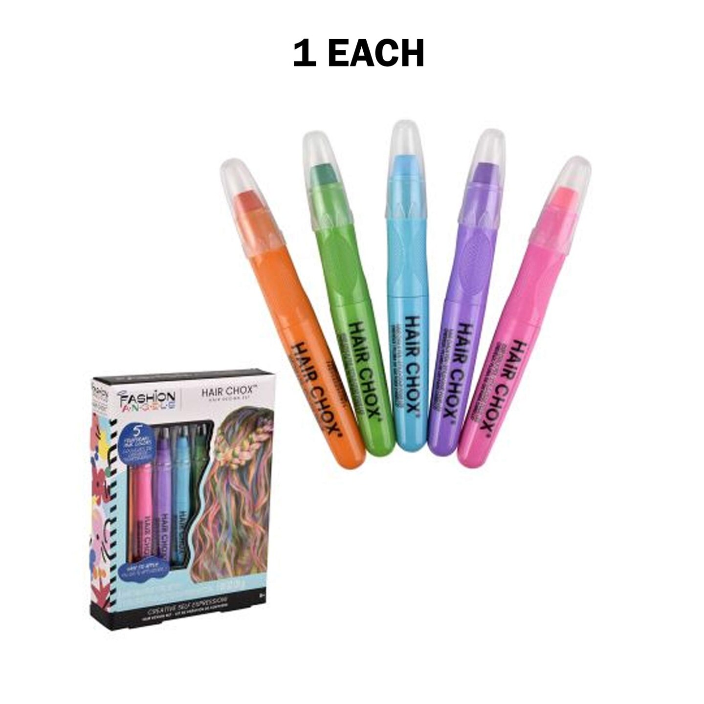Fashion Hair Chalk Pen 5 Piece Set