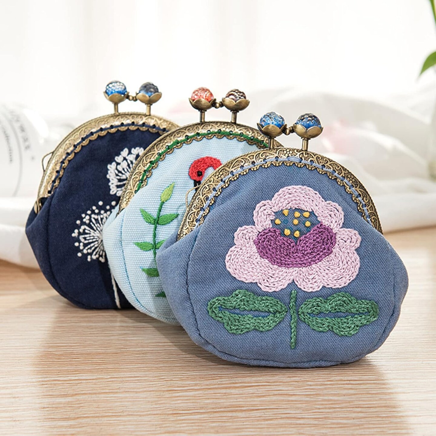 16 Pcs/Set Linen Fabric for Embroidery, Embroidery Linen Fabric Squares Cloth Embroidery Needlework 100 Skeins Embroidery Floss Cross 5 Pieces Embroidery Hoops (19 x 19 Inch)