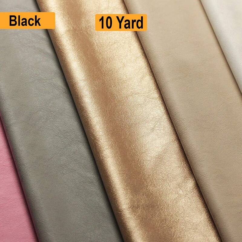 Ricco Leather High Quality Solid Leather Look Poly Fabric