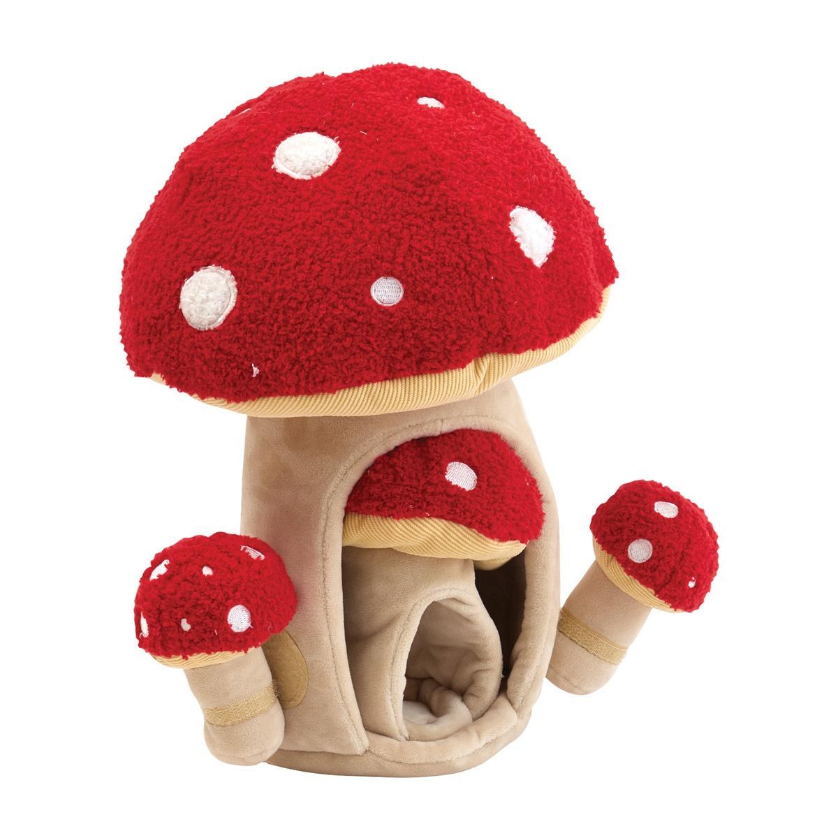 Kaplan Early Learning Company Plush Mushrooms  - Set of 4