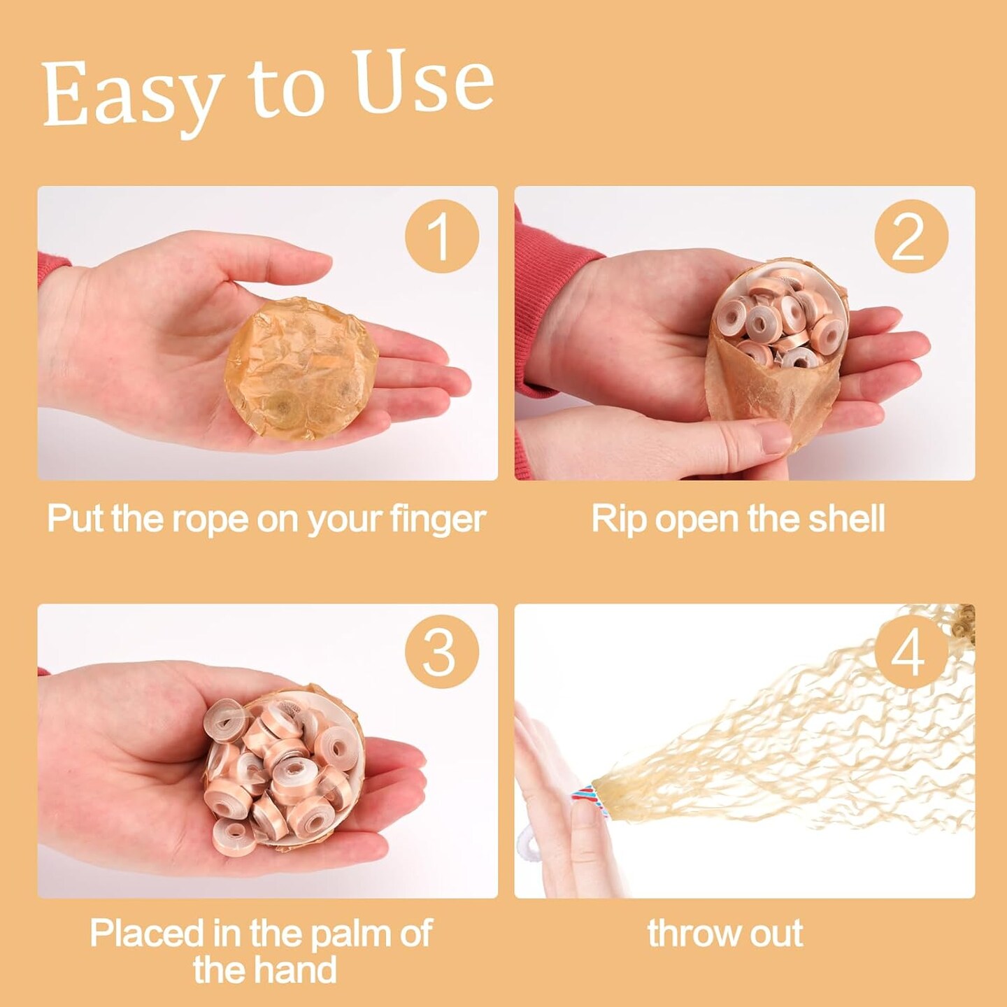 Confetti Poppers, Streamer Plastic No Mess for Party,Birthday,Wedding