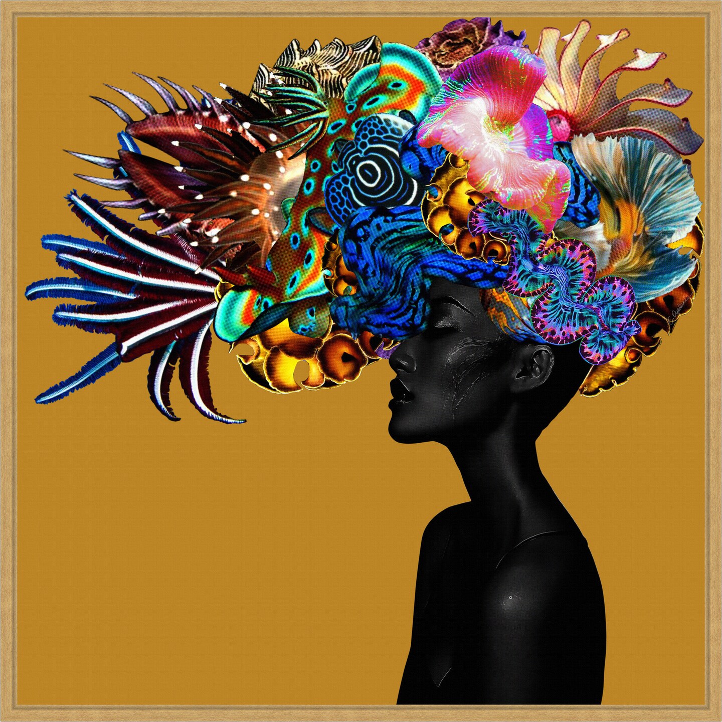 Crowning Glory II by Lolita Lorenzo Framed Canvas Wall Art