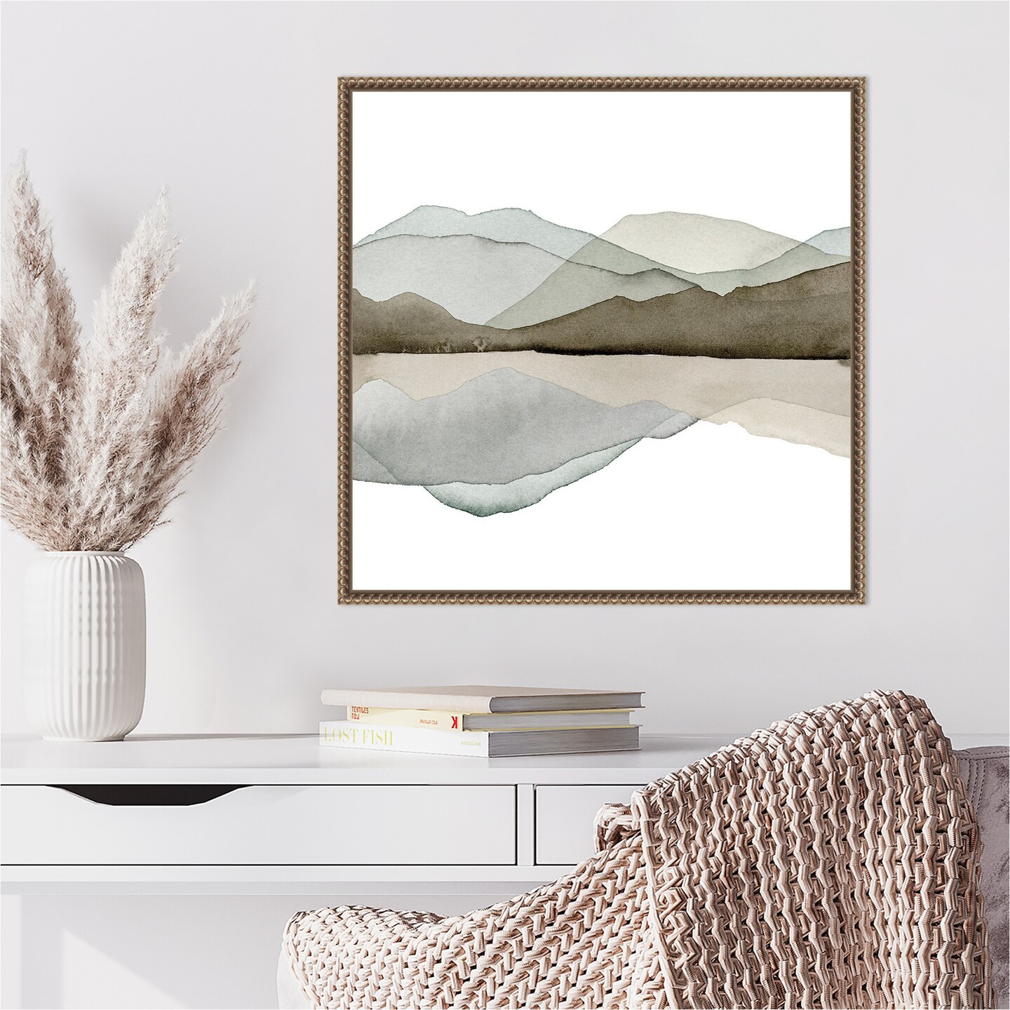 Magic Mountain II by Grace Popp Framed Canvas Wall Art