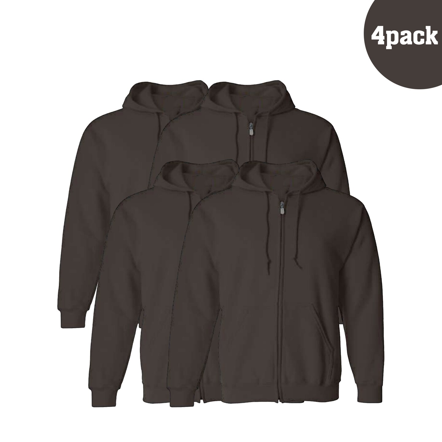 Gildan Adult Heavy Blend Full-Zip Hooded Sweatshirt, Long sleeve