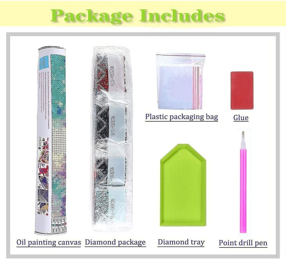 Butterfly Diamond Art Diamond Painting Kit,13.7x13.7in