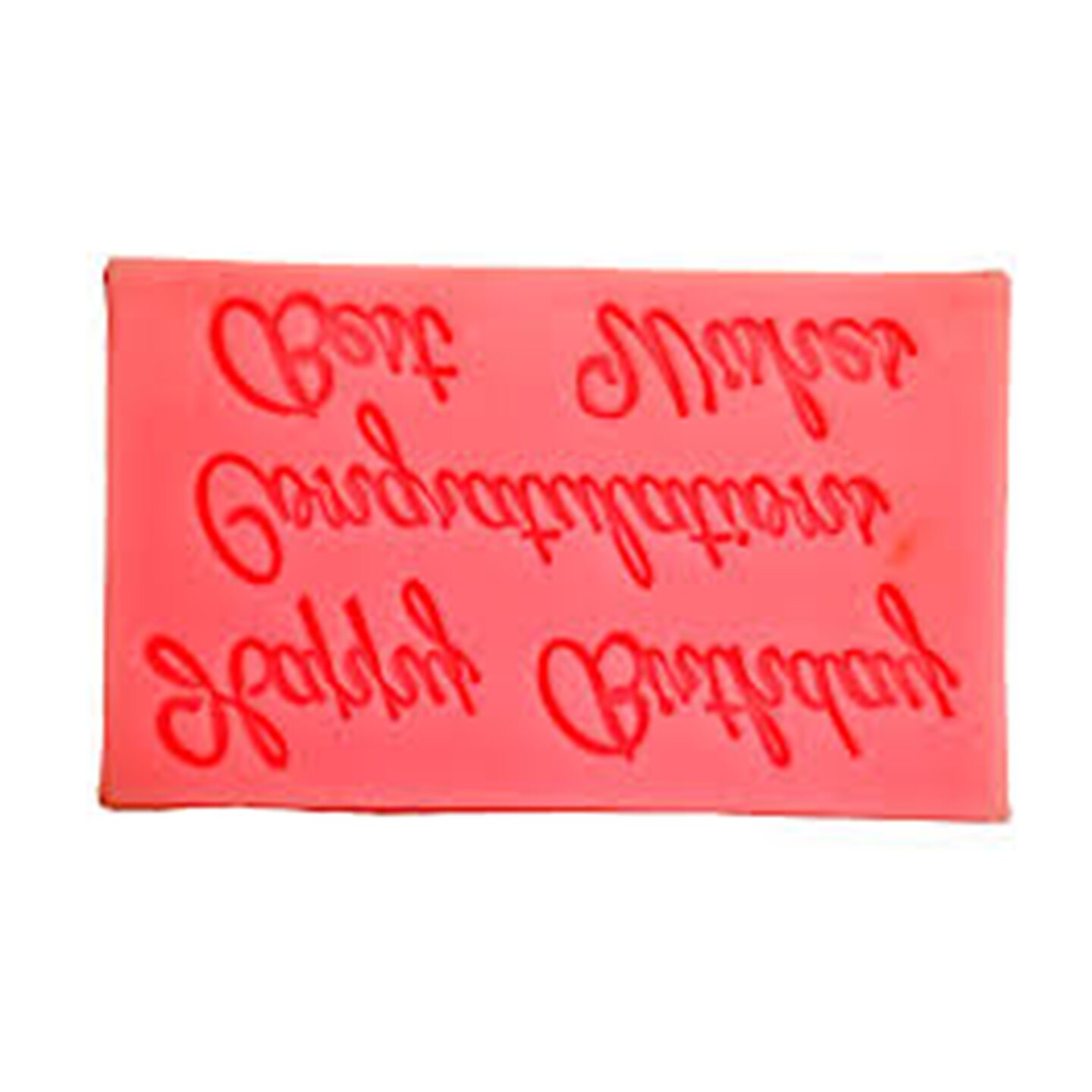 Congratulations &#x26; Best Wishes Silicone Mold Flexible Candy