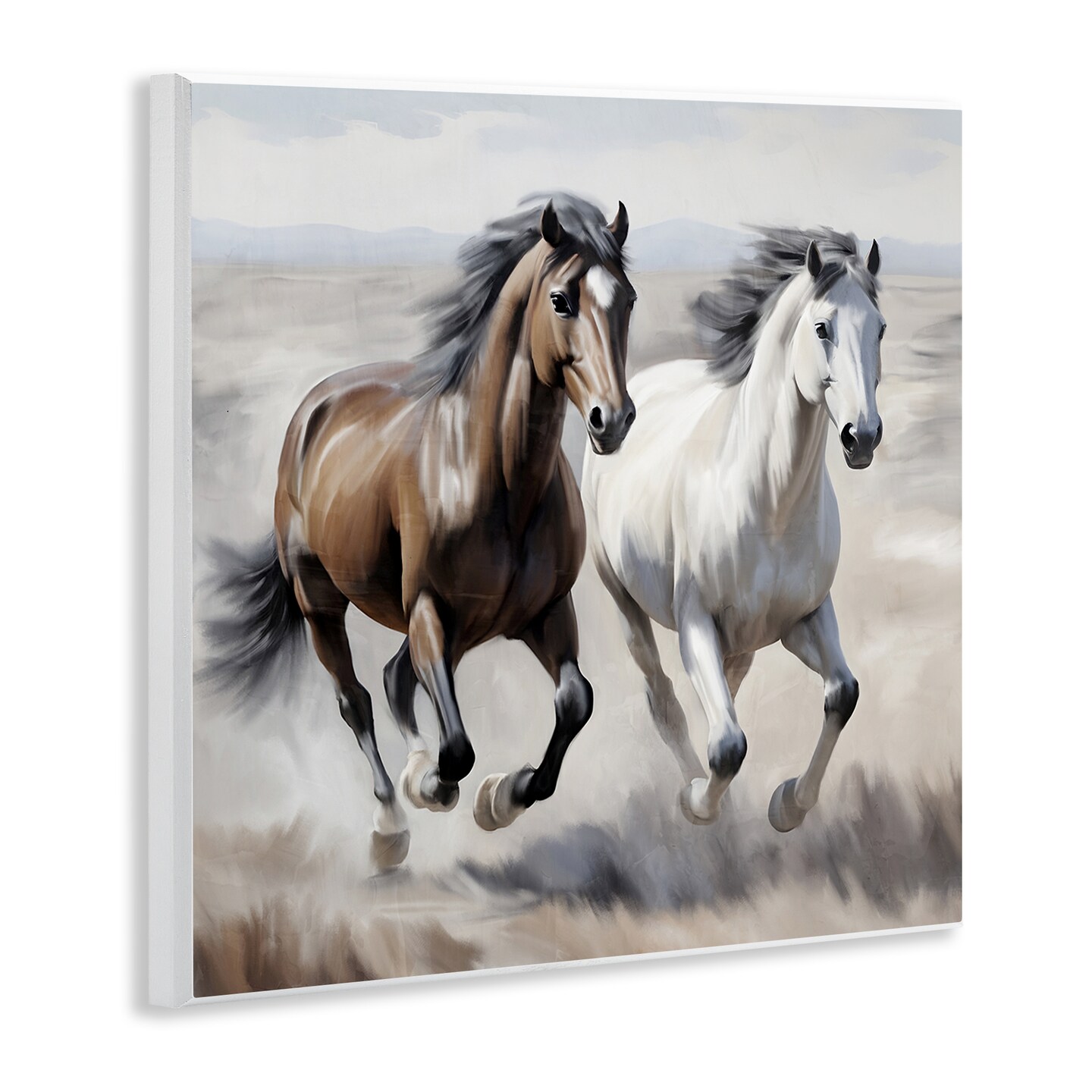 Stupell Industries Wild Run Horse Pair Wall Plaque By Kim Allen