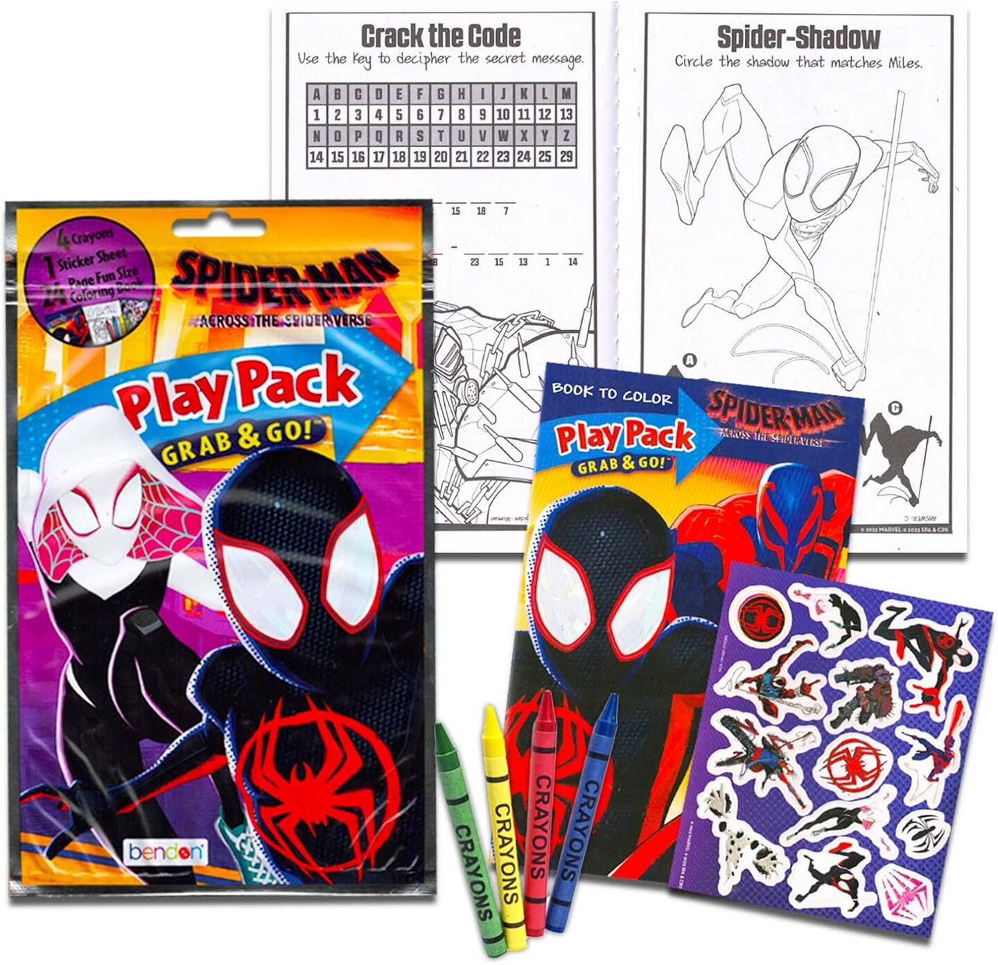 Spiderman Coloring Books Bulk for Kids - Spiderman Coloring Art Set Bundle