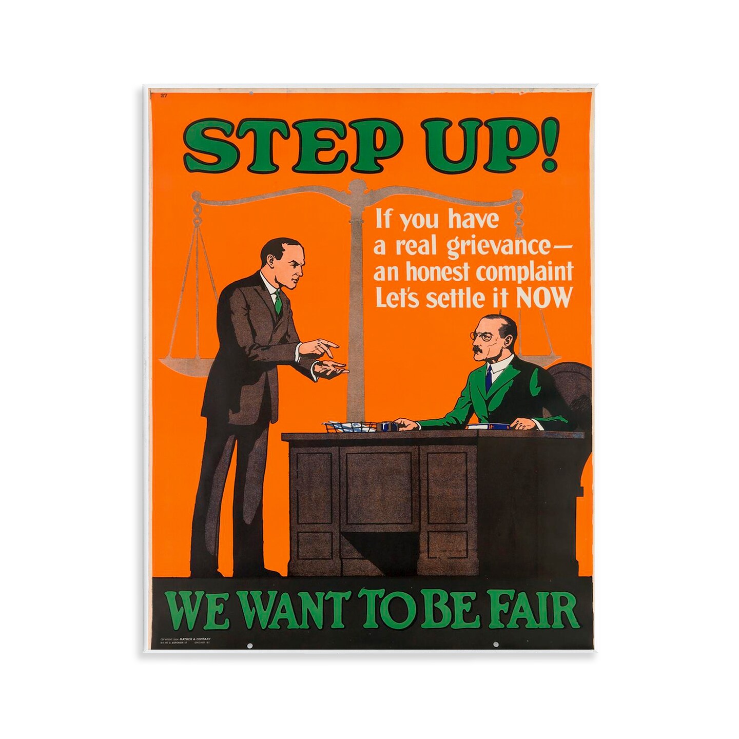 Stupell Industries Antique Lawyer Poster Wall Plaque By Marcus Jules