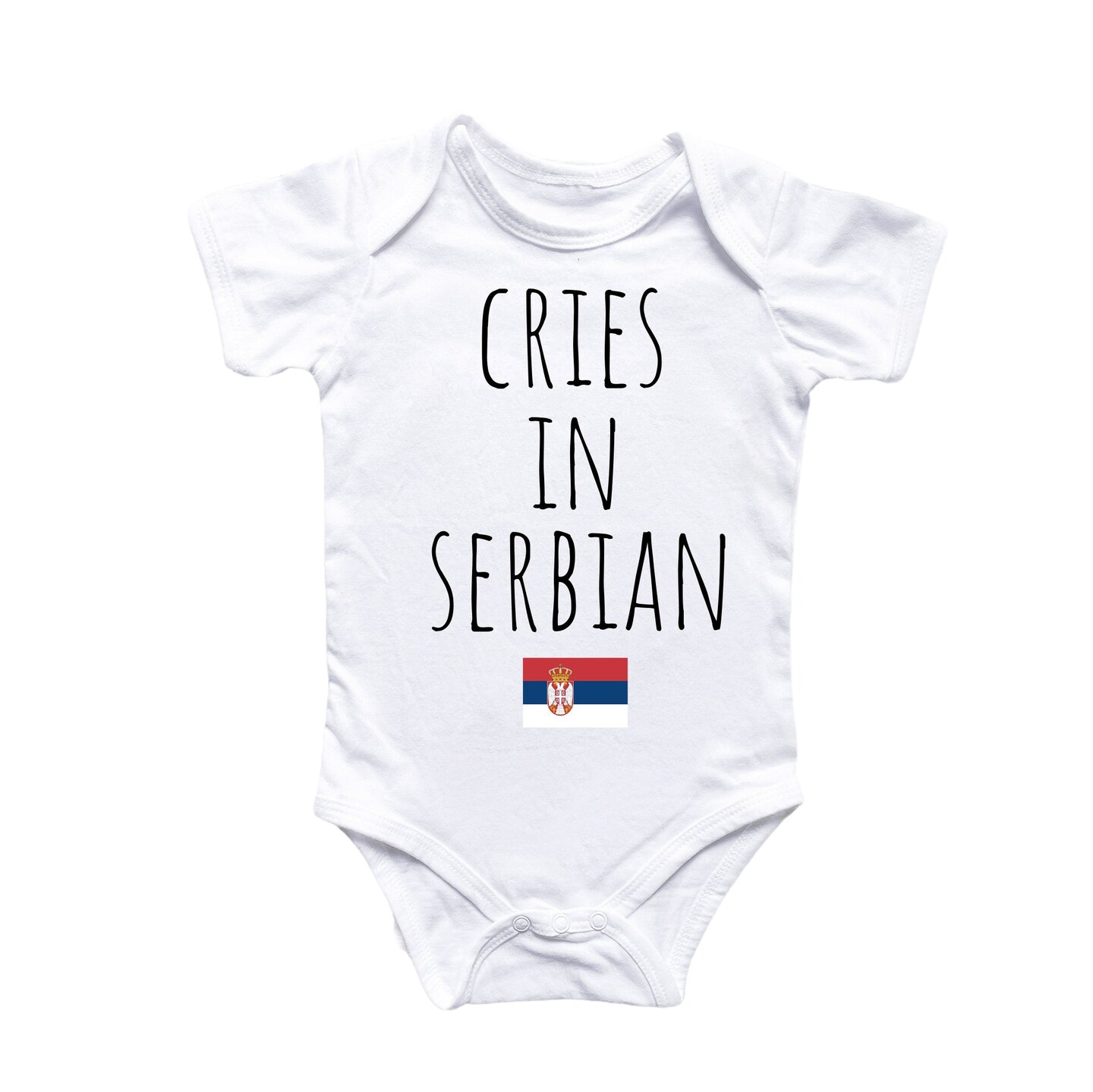 Serbian Seria Cry - Baby Boy Girl Clothes Infant Onesie® Funny Cute Newborn