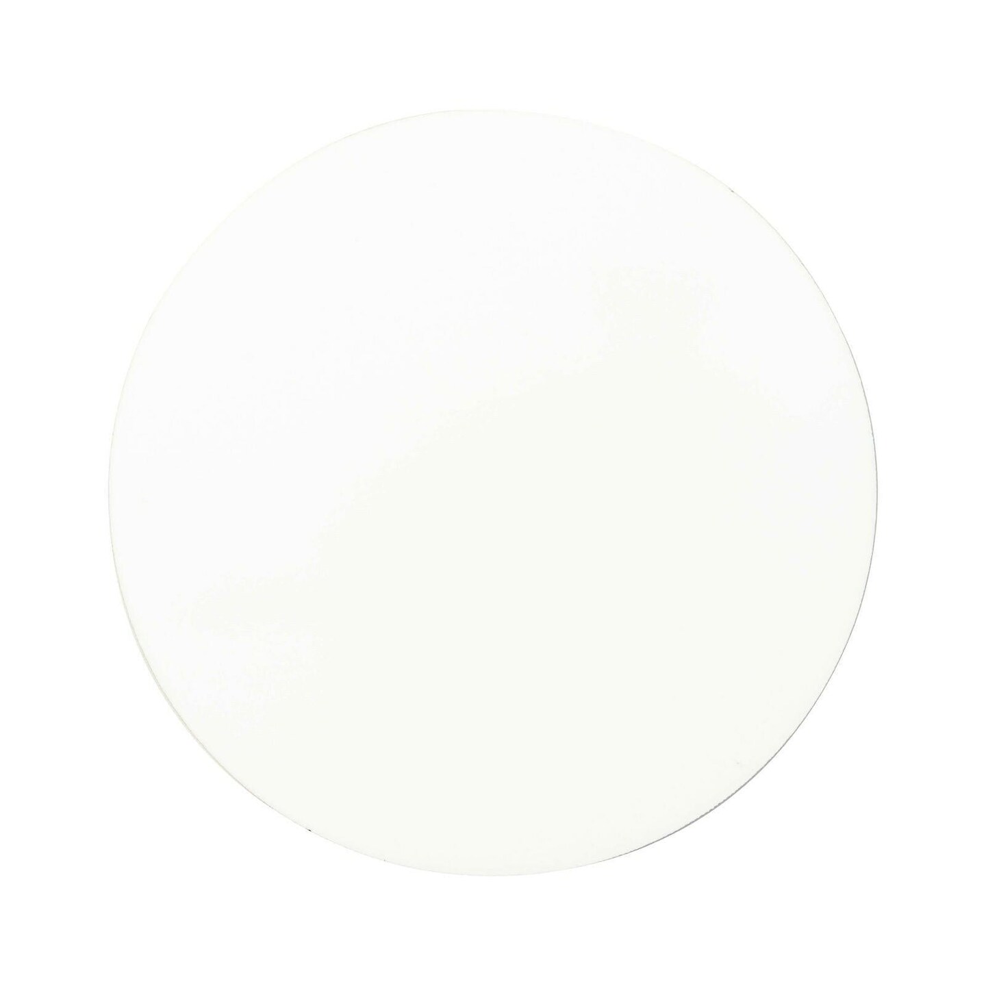 Craft Express 4-Pack White Round Coasters, Sublimation Hardboard Blanks